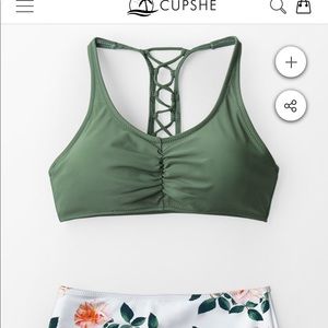 Cupshe high waisted bikini